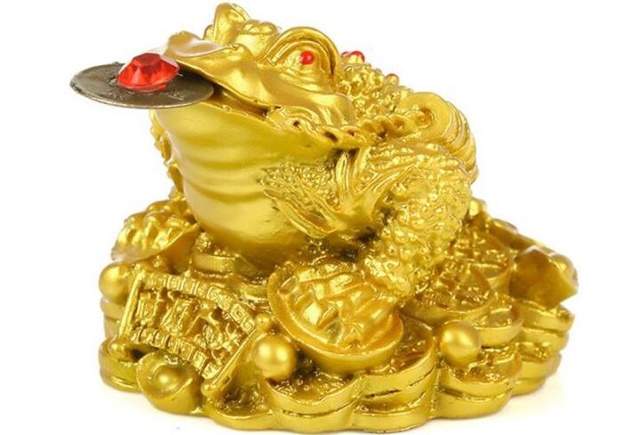 Chinese frog as a talisman of good luck