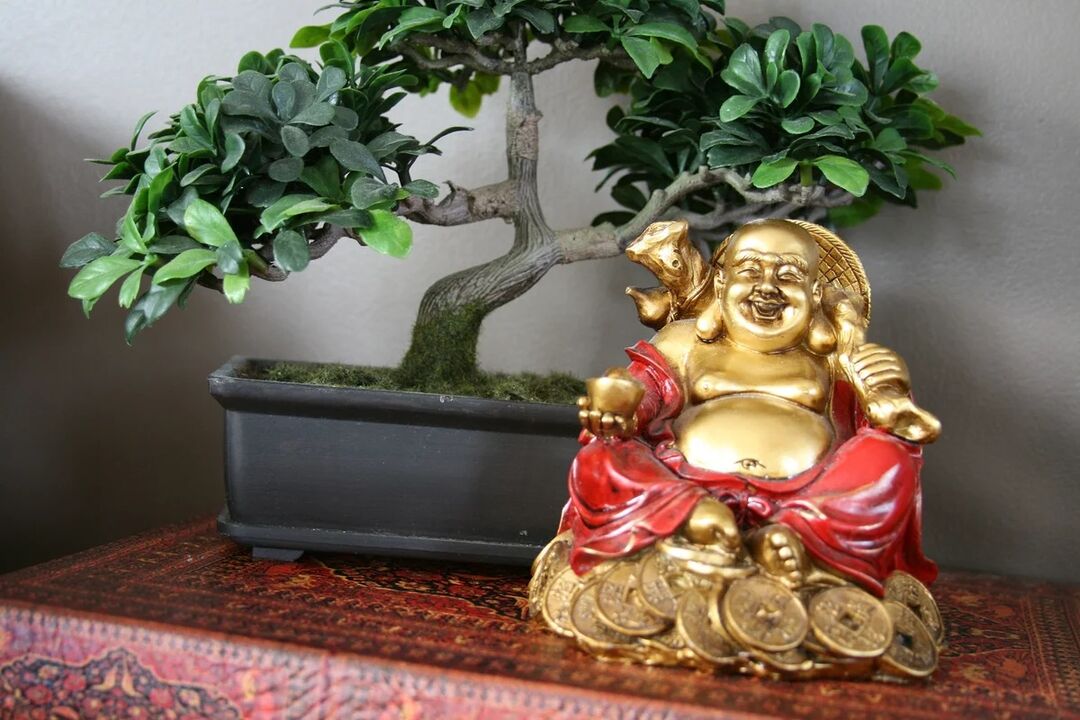 The Budai statue will ensure good financial health