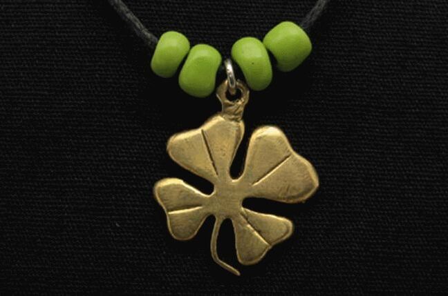 The four-leaf clover is a popular good luck charm. 