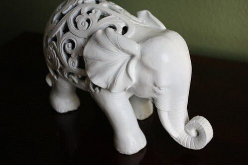 Elephant statue as a talisman of good luck